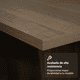 thumbnail image 4 of Juego de Comedor Madesa Talita con Mesa de Madera y 4 Sillas Marrón/Negro, 4 of 10