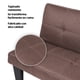 thumbnail image 2 of Sofá Cama Lucía Chocolate Reclinable LOOMBER, 2 of 9