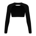 thumbnail image 2 of TaTaai Womens Long Sleeve Cutout Yoga Top Fitted Workout Shirt Breathable Running Training Tight Fit Fitness Sportswear Gift, 2 of 9