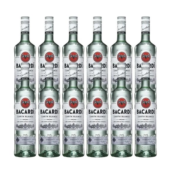 Pack de 12 Ron Bacardí Blanco 700 ml Bacardí