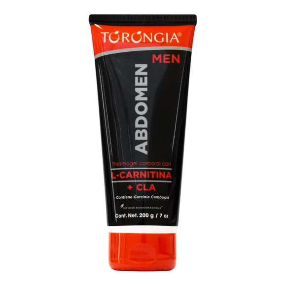 Thermogel reafirmante Torongia Men para abdomen L-carnitina + CLA 200 g