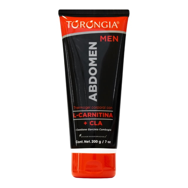 Thermogel reafirmante Torongia Men para abdomen L-carnitina + CLA 200 g