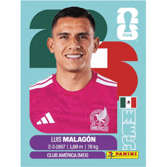 Panini Fifa World Cup 2026 México Luis Malagón Mex 2 Luis Malagón Mex2
