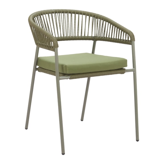Silla de Exterior Skye Verde Kessa Muebles