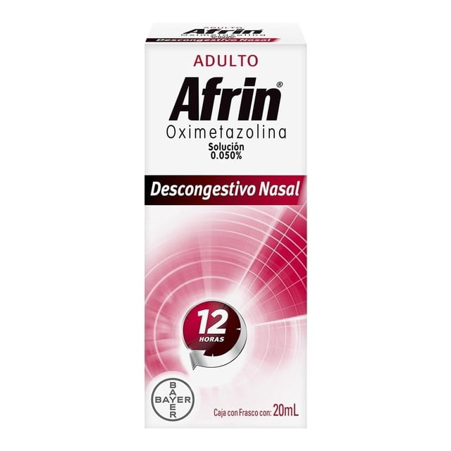 Afrin Adulto Oximetazolina 0.050% descongestión nasal 20 ml solución