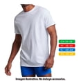 thumbnail image 2 of Playera Interior Fruit of the Loom para Hombre, 3 Piezas Cuello Redondo Multicolor Talla G, 2 of 4