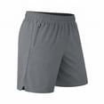 thumbnail image 3 of Short Deportivo Wilson para Hombre Run Zip Color Gris Oxford Talla M, 3 of 4