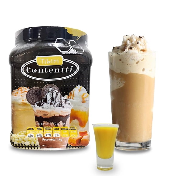 Polvo para Frappucchino Tíbiri Contentti Rompope 1 Kg