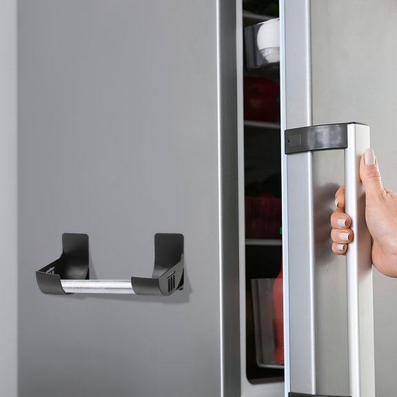 HOOWIFFY 2Ud Organizador De Bolsas Colgante Para Cocina Y Recámara Fácil De Instalar Negro