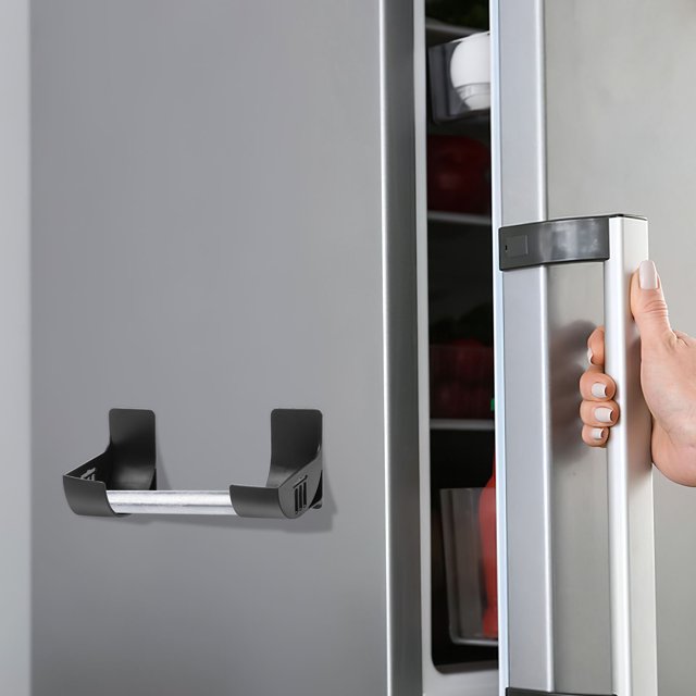 HOOWIFFY 2Ud Organizador De Bolsas Colgante Para Cocina Y Recámara Fácil De Instalar Negro