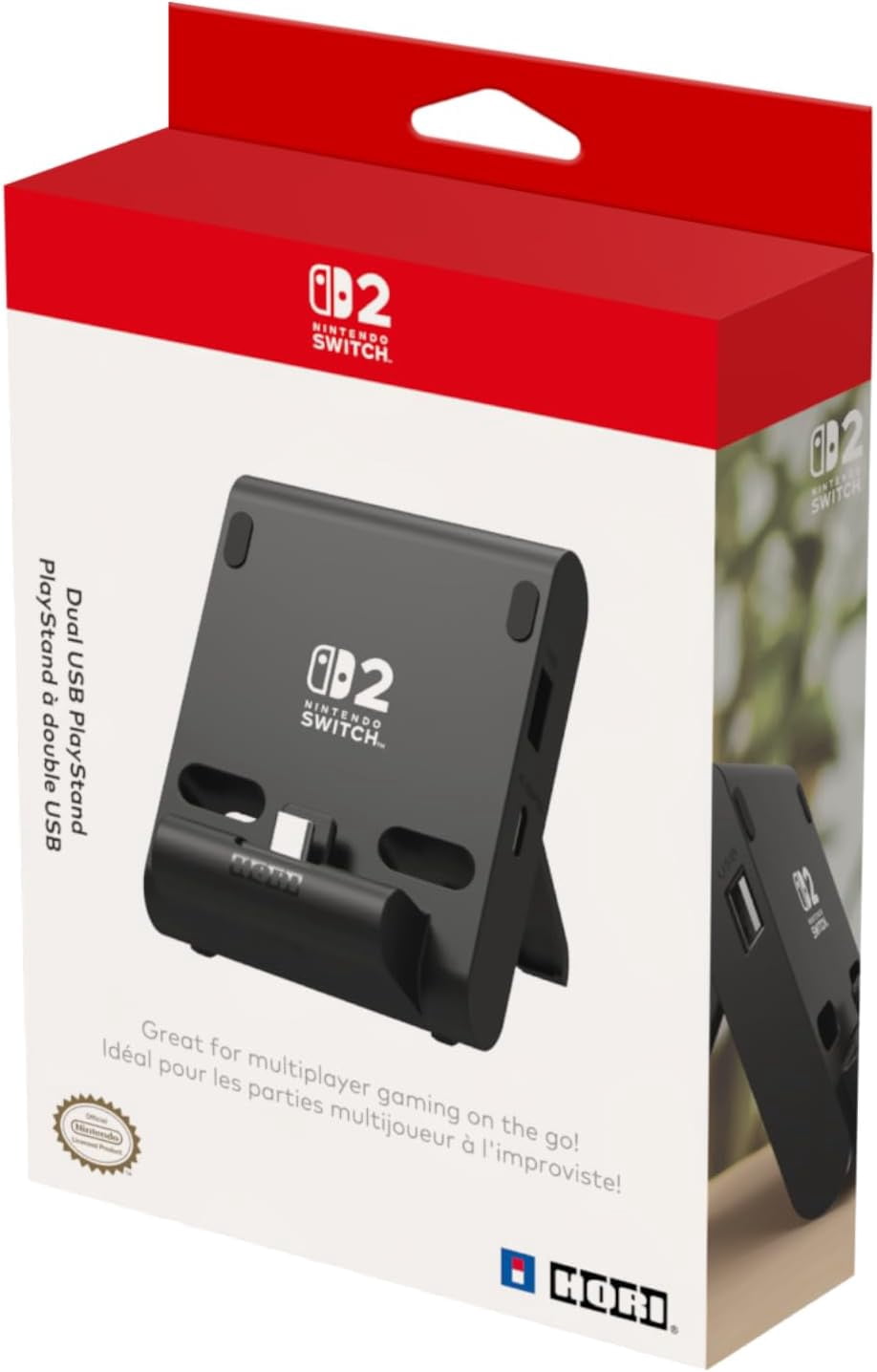 Hori - Soporte USB doble - Nintendo Switch 2
