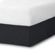 thumbnail image 1 of Faldón de Cama Cepillado Doble Bare Home Colección Premium 1800 Color Negro, 1 of 5