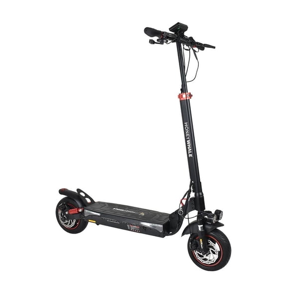 Scooter eléctrico Honey Whale T4B Negro Velocidad Máxima 55KM/H Resistente a Usos Rudos