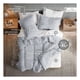 thumbnail image 4 of Set Edredón King Size Xl + Funda De Almohada + Sábanas 7 Pzas Real Textil Gris - Blanco, 4 of 8