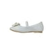 thumbnail image 3 of FLAT BALERINA VESTIR CASUAL LEON MUJER DAMA NIÑA GLITTER BLANCO 1203, 3 of 3