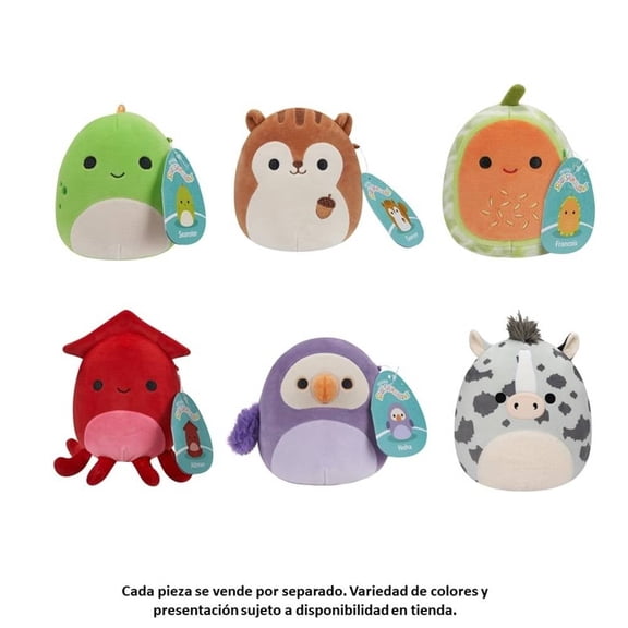 Peluche Squishmallows SQCR05719, 5 Pulgadas Varios Modelos 1 Pieza