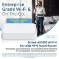 thumbnail image 2 of Router de viaje VPN portátil D-Link AX3000 Wi‑Fi 6 DBR-330, 2 of 9