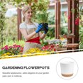 thumbnail image 3 of KALLORY 2Ud Planters for Indoor Plants Plastic Flower Pots Sturdy Assorted Colors Garden Use, 3 of 6