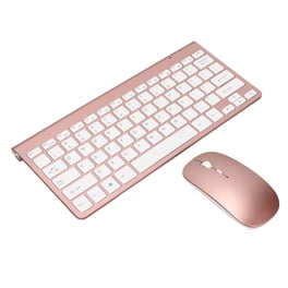 Wireless Keyboard UV Coating Comfortable Ergonomics 78 Keys Keyboard Mouse Set USB 2.4G For Home