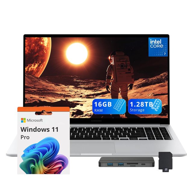 Notebook Samsung Galaxy Book4 Intel Core 7 16GB RAM 1TB SSD 15.6 Pulgadas Windows 11 Pro