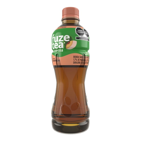 Te negro Fuze Tea sabor durazno iced tea 600 ml