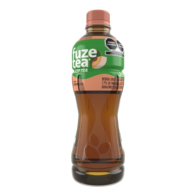 Te negro Fuze Tea sabor durazno iced tea 600 ml