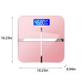 thumbnail image 3 of RKSTN Electronic scale Digital Bathroom Scale, Highly Accurate Body Weight Scale With Lighted LED Display, Round Corner Design, 3 of 9