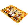 thumbnail image 2 of Amzcrzy Funda Nórdica, Sábana, Funda De Almohada De Satén, Tapete De Bienvenida De Otoño, Patrón De Calabaza, Absorbente Y Para Su Entrada, Toallas De Baño, Manta Con Peso, Tapiz De Pared, 2 of 7