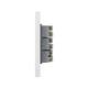 thumbnail image 3 of Placa Con 3 Contactos Lucek Flat Pack 12 BF08-B negro, 3 of 4