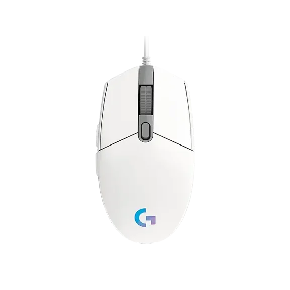 MOUSE LOGITECH GAMER G203 LIGHTSYNC USB BLANCO 910-005794
