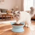 thumbnail image 1 of Cats Food Bowl Large Capacity Pet Food Bowl Cute Drinking Bowl For Cats To Protects The Neck, 1 of 6