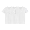 thumbnail image 1 of Playera Interior Fruit Of The Loom para Hombre, Cuello V 3 Piezas Blanco Talla M, 1 of 4