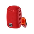 thumbnail image 1 of BOCINA PORTATIL BLUETOOTH CON AGARRADERA PARA BICI/MOTO COLOR ROJO, 1 of 6