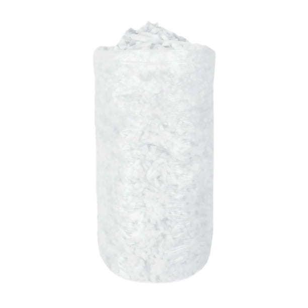 Relleno de espuma viscoelástica triturada de 2,3 kg. Relleno de espuma viscoelástica para puf. Blanco