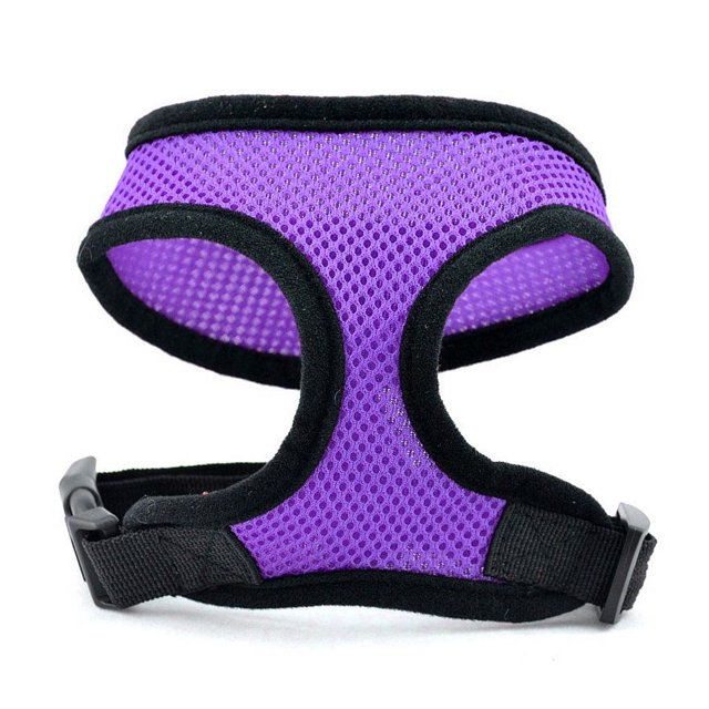 Billuyoard Mascota Control Arnés para Perro Cachorro Gato Suave a Pie Cuello Seguridad Tira Suministros para perros Violeta S