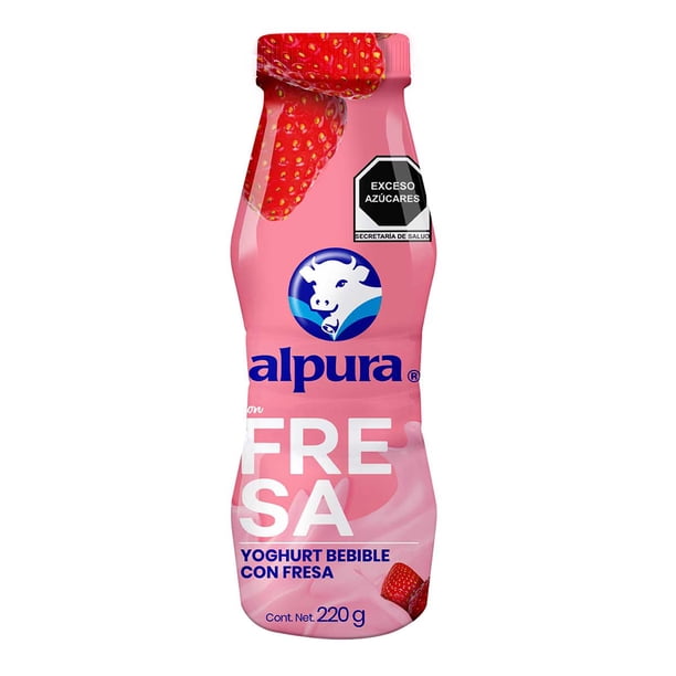 Yoghurt bebible Alpura fresa 220 g