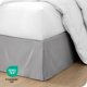 thumbnail image 5 of Faldón de Cama Bare Home Cepillado Doble Colección Premium 1800 Caída de 15 Pulgadas Tamaño King Gris Claro, 5 of 5