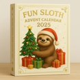 thumbnail image 3 of CaiYueKe 2025 Sloth Advent Calendar Christmas Countdown 24 Day Toy Figures Set Holiday Collectible Decor Surprise Gift for Kids Adults Family Fun, 3 of 3