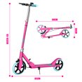 thumbnail image 3 of Scooter Plegable Ligero para todas las edades, con Freno y Diseño Urbano, 3 of 6
