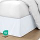 thumbnail image 5 of Faldón de cama Bare Home Cepillado Doble Colección Premium 1800 15 pulgadas Queen Blanco, 5 of 5