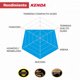 thumbnail image 4 of Llanta para Bicicleta R26 x2.10 Kenda K1059 Caucho/Kevlar Negro 26' 2.1', 4 of 8