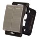 thumbnail image 2 of Interruptor Doble Leviton 1 Polo 1/2" Plata, 2 of 3