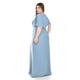 thumbnail image 3 of Vestido largo con abertura Roman Fashion / Tallas Extras, 2010 (Azul claro) azul 42, 3 of 6
