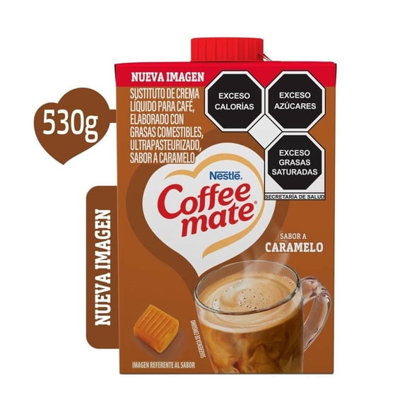 Cremador para café Coffee Mate líquido sabor caramelo 530 g