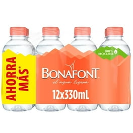 Agua Bonafont Natural 12 Botellas de 330 ml c/u