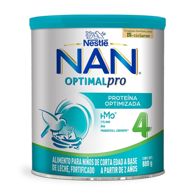 Alimento para niños de corta edad NAN Optimal Pro etapa 4 a partir de 2 años 800 g