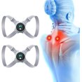 thumbnail image 1 of Masajeador de cuello, 2 piezas, masajeador moldeador corporal de infrarrojo lejano, alivio cervical portátil, terapia ultrasónica para glándulas linfáticas, cinturón inteligente para corregir jo, 1 of 5
