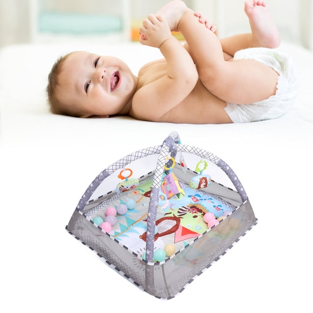 Patio De Juegos Para Bebés, Diversión Segura Interactiva, Tapete De Juegos Para Bebés Para Desarrollo Temprano, Gimnasio Con Sonajero Y Juguetes Para El Hogar