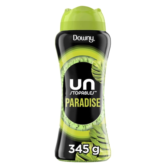 Perlas de Perfume Downy Paradise Aroma Tropical, 345g con 6X Más Fragancia*