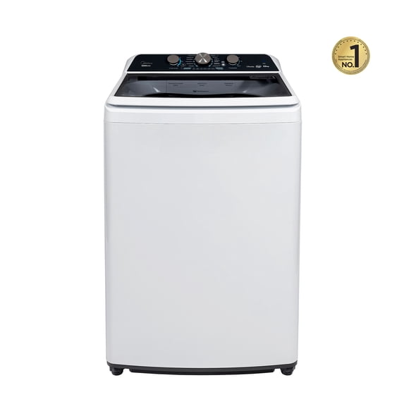 Lavadora Carga Superior 22Kg Midea Vortex Wash Agitador Blanca MA500W22/W